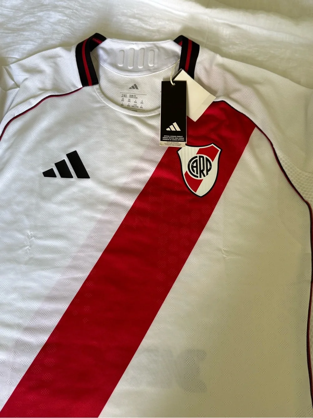 Adidas River Plate Authentic Home Jersey 25/26 - New With Tags - Size 2XL